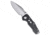 Real Steel Evolution Ironclad Folding Knife, 3.80in, D2, Drop Point Blade, G-10, Steel, Black Handle, Black/Gray, 8.70 inch, BHQ-221818