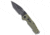 Real Steel Evolution Ironclad Folding Knife, 3.80in, D2, Tanto Blade, G-10, Steel, OD Green Handle, OD Green/Black, 8.70 inch, BHQ-221819