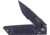 Real Steel Sacra TAC Folding Knife, 3in, Steel, Serrated, Tanto, G10 Handle, Black, 7713B