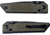 Real Steel Sacra TAC Folding Knife, 3in, Steel, Tanto, G10 Handle, OD Green, 7712G