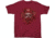 Realtree Rt Youth's T-shirt ''badge'' Medium Cardinal