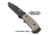 Reapr Brigade Fixed Blade Knife, 5in, 420 Stainless, Black Powdercoated, 11009