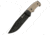 Reapr Brigade Fixed Blade Knife, 5in, 420 Stainless Steel, Modified Drop Point Blade, Black, 11009