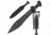 Reapr Legion Sword, 13in, 420 Stainless Steel, Stonewashed Stainless, 11019