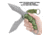 Reapr SLAMR Fixed Blade Knife, 4.75in, 420 Stainless Steel, Matte Stainless, 11010