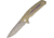 Reate Knives Epoch Framelock Golden Folding Knife,3.75in,Standard Edge,Drop Point,Stonewash REAEP4