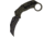 Reate Knives EXO-K Green Black Folding Knife, 4.5in Closed, 3.13in Black Coated Bohler N690 SS Hawkbill Blade, Green Textured Aluminum Handle, EXO-K GREEN BLK PVD