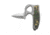 Reate Knives Reate EXO-D Button Lock Knife BB Ti + Toxic Storm FatCarbon 2.7" Belt Satin, Black/Gray/Green, ELMAX, adult, BHQ-212713