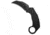 Reate Knives Reate EXO-K Gravity Karambit Button Lock Knife Black Aluminum 3.1" Black PVD, Black, Bohler N690, adult, BHQ-183391