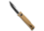 Reate Knives Reate EXO-OG Drop Point OTF Gravity Knife Tan Line Pattern Al 3.75" Two-Tone, Tan, Nitro-V, adult, BHQ-229184