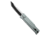 Reate Knives Reate EXO-OG Tanto OTF Gravity Line Patten Gray Alum 3.75" Two-Tone *DISC*, Gray, Nitro-V, adult, BHQ-233634