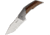 Reate Knives T3000 Framelock Folding Knife, Gray screws, handle with Brown micarta inlay, Bead blast finish titanium, T3000 BRN BB