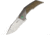 Reate Knives T3000 Framelock Folding Knife, Green screws, handle with green canvas micarta inlay, Bead blast finish titanium, T3000 GRN GRN