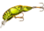 Rebel Lures Rebel Crawfish 1 11/16in, 3/16oz , 4- 6 Cranking Depth, Chartreuse/Brown, F6867