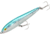 Rebel Lures Rebel Jumpin Minnow Topwater Bait, 4 1/2in, 1/2 oz, Floating, Silver/Blue, T2003S
