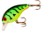 Rebel Lures Rebel Super Teeny Wee-R Crankbait, 1 1/2in, 1/8 oz, Floating, Firetiger, F9156V