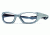 Rec Specs MX-30 Protective Eyewear Silver Frame,Clear Lens, Unisex MX-30PLSI5520130C