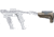 Recover Tactical SBX AR Compact Buttstock P-IX &amp; 20/20X Compatible, FDE, SBX-02