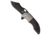 Red Horse Knife Works Red Horse Knife Works War Pig Frame Lock Knife Titanium/CF 3" Black, Black/Gray, CPM S35VN, adult, BHQ-192344