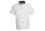 Red Kap Black Trim Cook Shirt, Men, White/Black, SSL SP04WHSSL