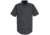 Red Kap Industrial Stripe Work Shirt, Charcoal w/Blue/White Str., SSL SP20GISSL