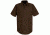 Red Kap Industrial Work Shirt, Chocolate Brown, SSL SP24CBSSL
