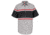 Red Kap Technician Shirt, Gray / Black w/ Red / White, SSL SP24GMSSL
