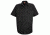 Red Kap Utility Uniform Shirt, Black, SSL ST62BKSSL