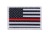 Red Rock Outdoor Gear Morale Patch, Thin Red Line Flag, 97-070