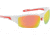 Redbone Polarized Sunglasses,White Frame,Revo Mirrored Lens 124597