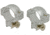 Redfield Mounts 1in Aluminum Rifle Scope Rings - .22, Med, Silver 47321