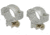 Redfield Mounts 1in Aluminum Rifle Scope Rings - Med. Silver 47313