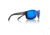 Redfin Polarized Dock Tortoise Sunglasses, MBlack Frame, Coastal Blue Polarized Lens, One Size, 1201
