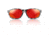 Redfin Polarized Jekyll Sunglasses, Black Tortoise Frame, Hull Red Polarized Lens, One Size, 1609