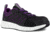 Reebok Fusion Flexweave Athletic Work Shoe - Womens, Wide, Black/Purple, 8, 690774487970