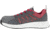 Reebok Fusion Flexweave Athletic Work Shoe - Womens, Medium, Grey/Red, 8.5, 690774487338