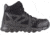 Reebok Mens Dauntless Ultra-Light Seamless 5in Athletic Hiker Boots w/ Side-Zip, Black, 6.5, RB4507-BLACK-6.5-MENS-M