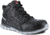 Reebok Sublite Cushion Athletic Mid Cut, Alloy Toe Work Shoe - Mens, Medium, Waterproof, Black/Grey, 4, 690774498860