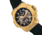 Reign Commodus Automatic Skeleton Leather-Band Watch, Gold/Black, One Size, REIRN4004