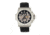Reign Commodus Automatic Skeleton Leather-Band Watch, Silver/Black, One Size, REIRN4002
