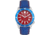 Reign Francis Leather-Band Watch w/Date, Blue/Red, One Size, REIRN6306