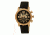Mens Alpin Watch,45mm,Black Dial,Bronze Bezel,Black Leather Strap