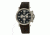 Mens Toretto Watch,44mm,Black Dial,Silver Bezel,Brown Strap