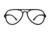 Reks Aviator Eyeglasses, Trivexa Signature, Brown, Single Vision, av-t-triv-sig