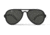Reks Aviator Sunglasses, Smoke, One Size, av-try-on