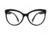Reks Cat Eye Eyeglasses, HD Polycarbonate, Clear, Single Vision, cat-eye-eg-hd-poly