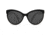Reks Cat Eye Eyeglasses, HD Polycarbonate, Smoke, Single Vision, cat-eye-sg-hd-poly