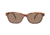 Reks Tortoise Oval Sunglasses, Amber, Single Vision, tor-oval-try-on