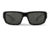 Reks Wrap Around Eyeglasses, Black/Red, Single Vision, wrap-ard-poly