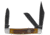 Remington Cutlery Back Woods Stockman Folding Knife, 4in Closed Length, Stone-Washed Steel Blade, Bone Handle, 15645